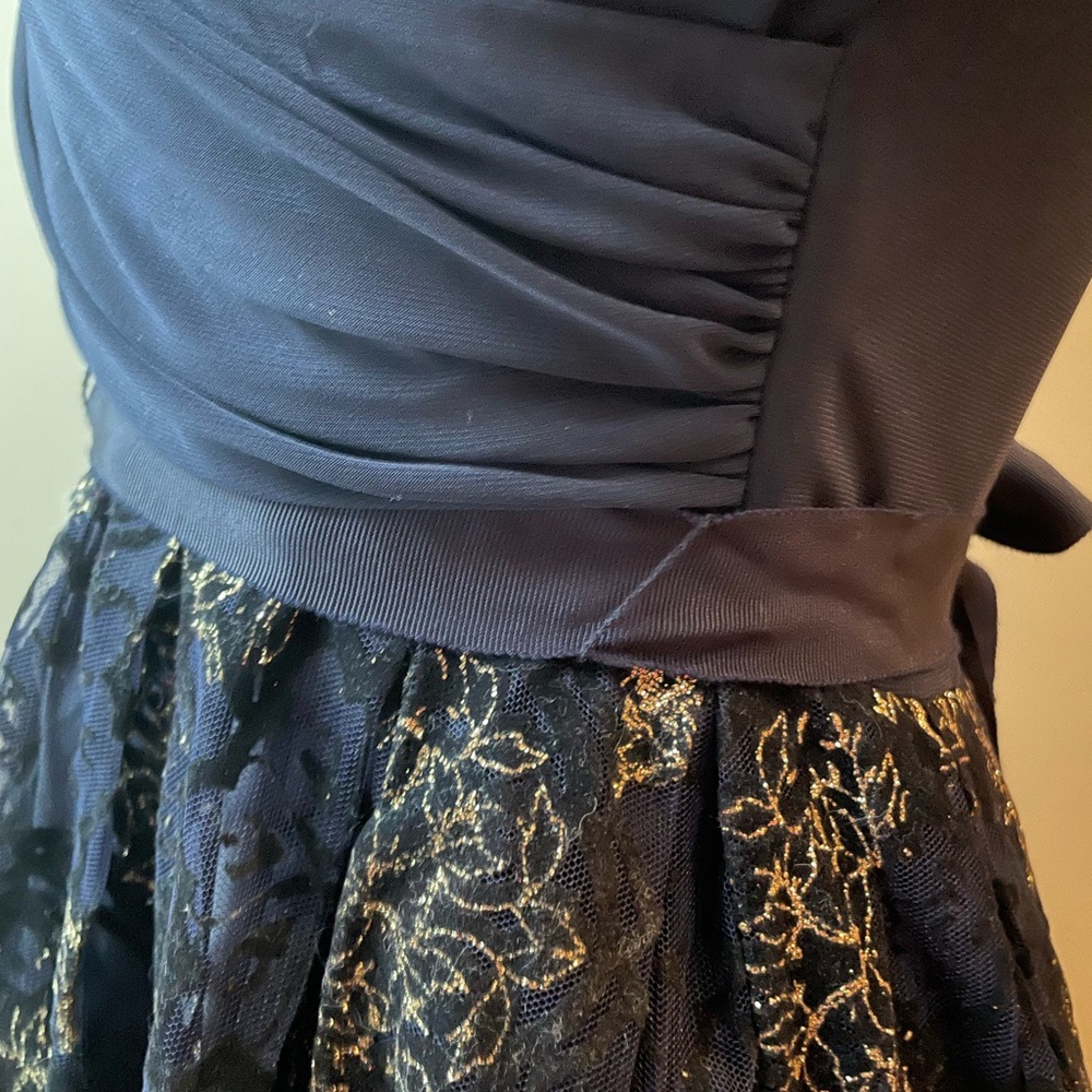 SLNY Formal Dress Navy - Picture 6 of 8